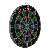 Clan Paterson Tartan Dartbord (Voorkant Links)