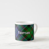 Clan Paterson Tartan Espresso Kop (Voorkant rechts)
