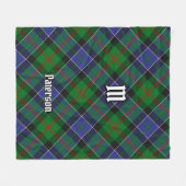 Clan Paterson Tartan Fleece Deken (Voorkant (Horizontaal))