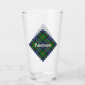 Clan Paterson Tartan Glas (Achterkant)