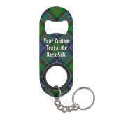 Clan Paterson Tartan Mini Flessenopener (Achterkant)