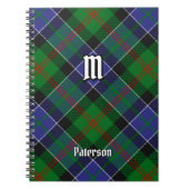 Clan Paterson Tartan Notitieboek (Voorkant)