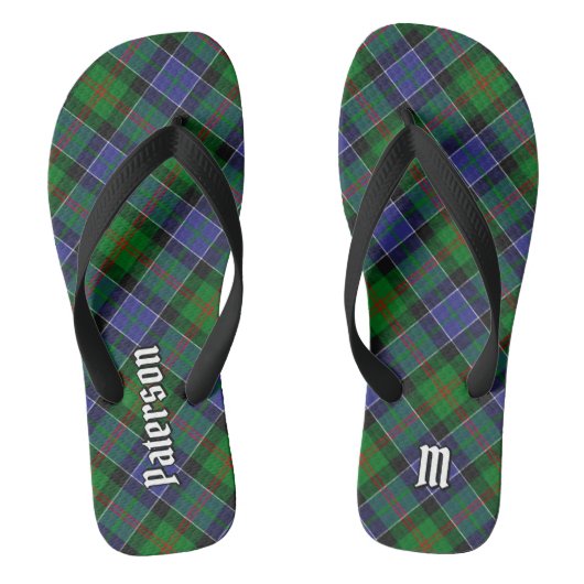 Clan Paterson Tartan Teenslippers (Voetbed)
