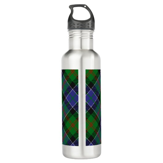 Clan Paterson Tartan Waterfles (Achterkant)