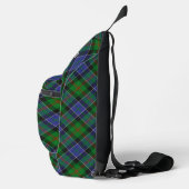 Clan Paterson Wapen over Tartan Sling Bag (Rechts)