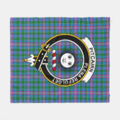 Clan Pitcairn Tartan Fleece Deken (Voorkant (Horizontaal))