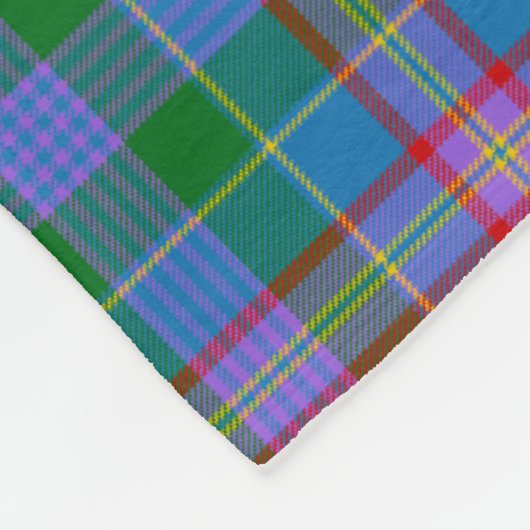 Clan Pitcairn Tartan Fleece Deken (Hoek)