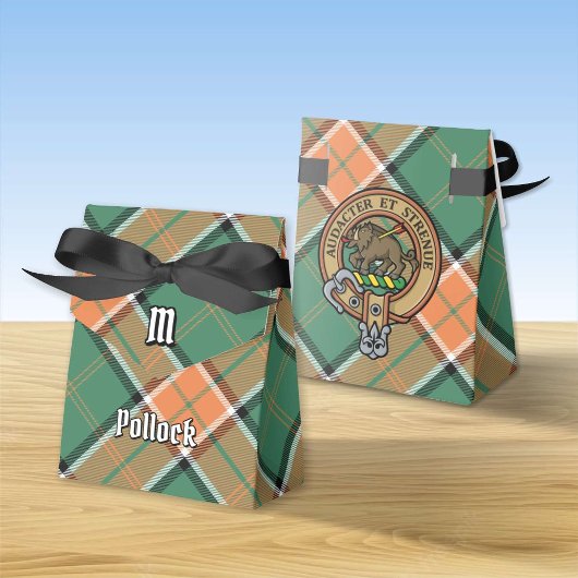 Clan Pollock Crest Favor Box Bedankdoosjes