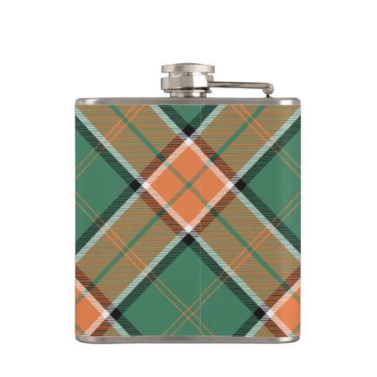 Clan Pollock Crest Flask Heupfles (Achterkant)