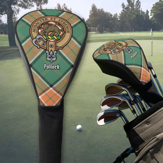 Clan Pollock Crest Golf Head Hoesje Golfheadcover