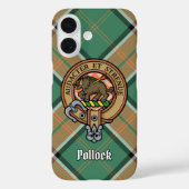 Clan Pollock Crest Hoesje-Mate iPhone Case (Achterkant)