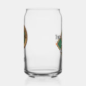 Clan Pollock Crest over Tartan Blikvorm Glas (Links)