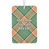 Clan Pollock Crest over Tartan Luchtverfrisser (Achterkant)