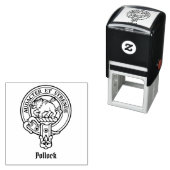 Clan Pollock Crest Self-Inking Stamp Zelfinktende Stempel (In situ)
