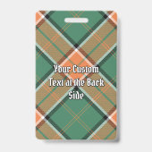Clan Pollock Tartan Badge (Achterkant)