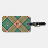 Clan Pollock Tartan Bagagelabel (Voorkant horizontaal)
