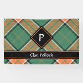 Clan Pollock Tartan Banner (Horizontaal)