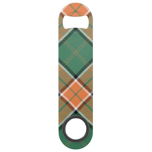 Clan Pollock Tartan Bar Key Speed Flessenopener (Achterkant)