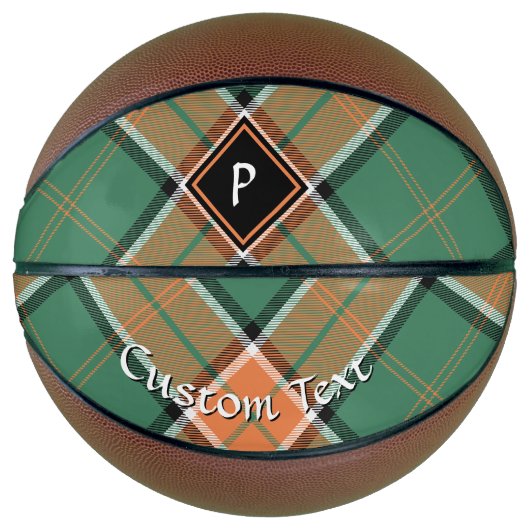 Clan Pollock Tartan Basketball Basketbal (Voorkant)