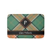 Clan Pollock Tartan Bath Mat (Voorkant)