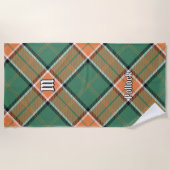 Clan Pollock Tartan Beach Towel Strandlaken (Voorkant)