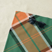 Clan Pollock Tartan Beach Towel Strandlaken (In situ)