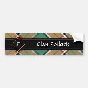 Clan Pollock Tartan Bumpersticker