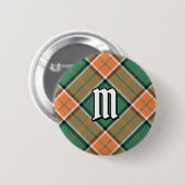 Clan Pollock Tartan Button (Voorkant /achterkant)