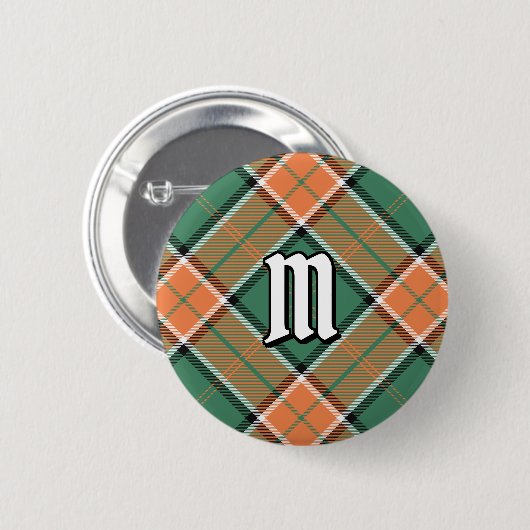 Clan Pollock Tartan Button (Voorkant /achterkant)