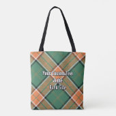 Clan Pollock Tartan Canvas tas (Achterkant)