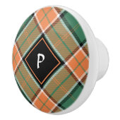 Clan Pollock Tartan Ceramic Knob Keramische Knop (Rechts)