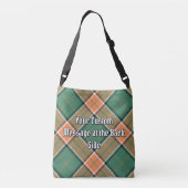 Clan Pollock Tartan Crossbody Bag Crossbody Tas (Achterkant)