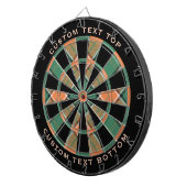 Clan Pollock Tartan Dart Board Dartbord (Voorkant Rechts)