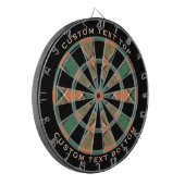 Clan Pollock Tartan Dart Board Dartbord (Voorkant Links)