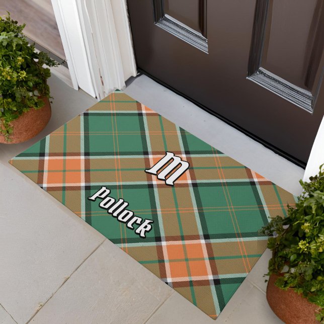 Clan Pollock Tartan Doormat Deurmat (Creator heeft geüpload)