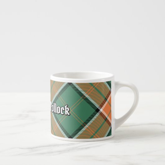 Clan Pollock Tartan Espresso Cup Espresso Kop (Rechts)