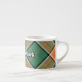 Clan Pollock Tartan Espresso Cup Kop (Rechts)