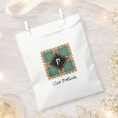 Clan Pollock Tartan Favor Bag Bedankzakje (Geknipt)
