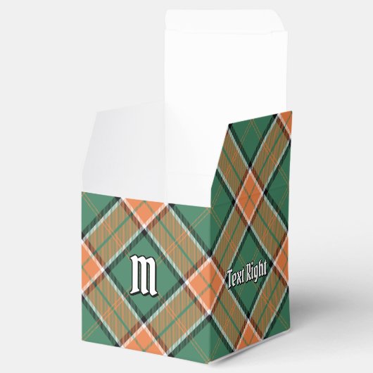 Clan Pollock Tartan Favor Box Bedankdoosjes (Geopend)