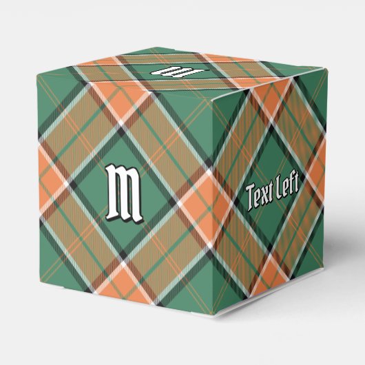 Clan Pollock Tartan Favor Box Bedankdoosjes (Achterkant)