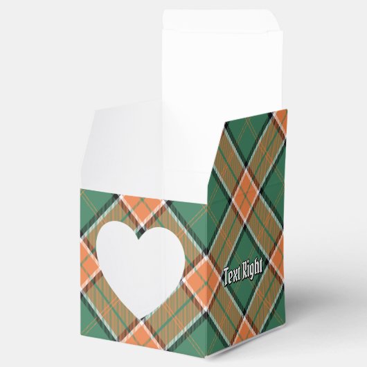 Clan Pollock Tartan Favor Box Bedankdoosjes (Geopend)