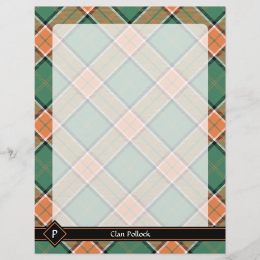 Clan Pollock Tartan Flyer (Voorkant)