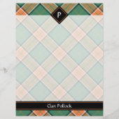 Clan Pollock Tartan Flyer (Achterkant)