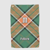 Clan Pollock Tartan Golf Towel Golfhanddoek (Voorkant)