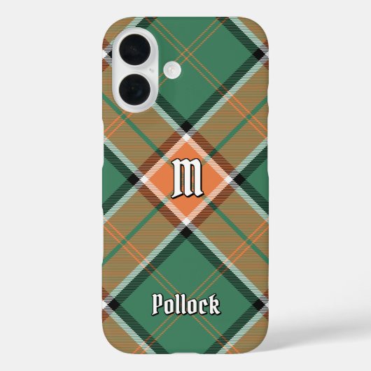 Clan Pollock Tartan Hoesje-Mate iPhone Case (Achterkant)