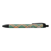 Clan Pollock Tartan Ink Pen (Bovenkant)