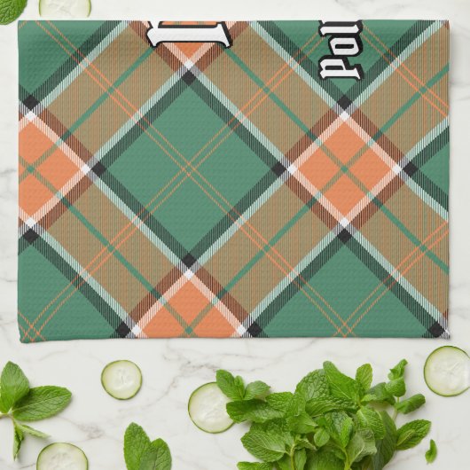 Clan Pollock Tartan Kitchen Towel Theedoek (Gevouwen)