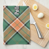 Clan Pollock Tartan Kitchen Towel Theedoek (Quarter Fold)