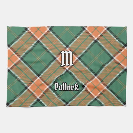 Clan Pollock Tartan Kitchen Towel Theedoek (Horizontaal)