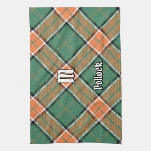 Clan Pollock Tartan Kitchen Towel Theedoek (Verticaal)